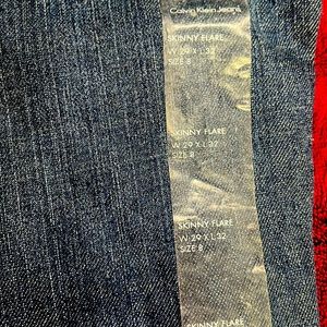 Calvin Klein Jeans.  Skinny size 29/8